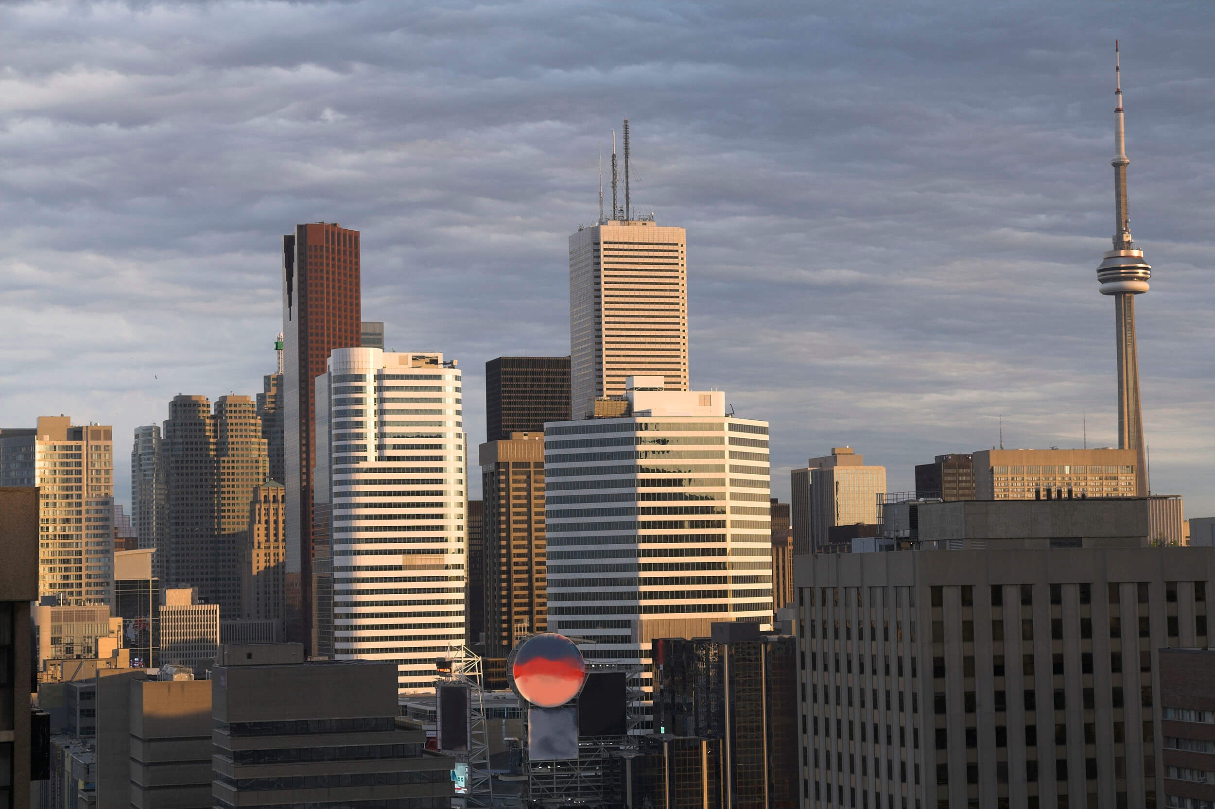 Toronto from the air or from down there: